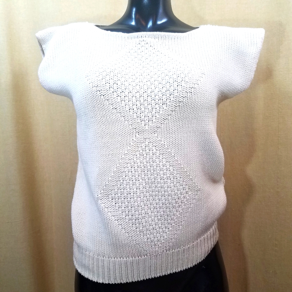 Jason Maxwell Cotton Banded Hem Knit Top